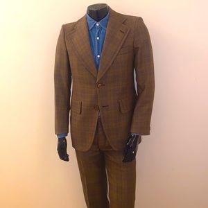 Vintage Müller-Wipperfurth German Khaki Suit 38R